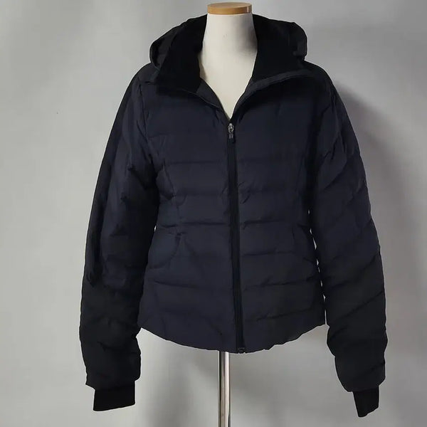 [BUNJANG] Andar Airfly Goose Down Slim Fit Short Padded Jacket Black Women's / 안다르 에어플라이 구스다운 슬림핏 숏패딩 블랙 여성 55~66