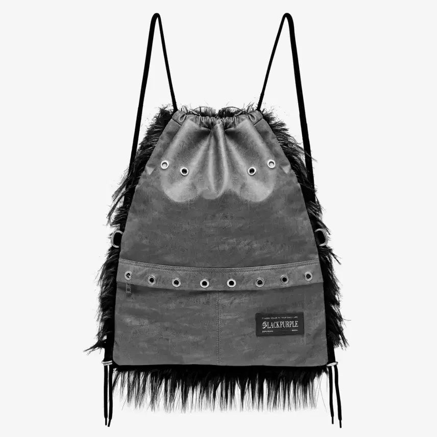 [BUNJANG] Blackpurple Lucky Wolf Bag / 블랙퍼플 럭키 울프 백 Wolf bag