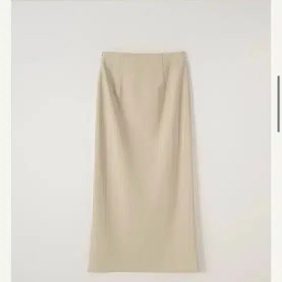 [BUNJANG] Sie Mona Slit Skirt Soft Beige XS / sie 시에 모나 슬릿 스커트 소프트베이지 xs