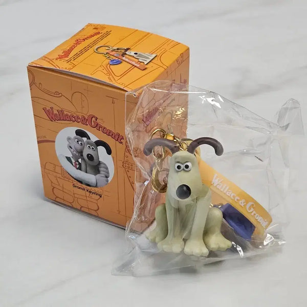 [BUNJANG] Wallace & Gromit Dog Figure Keyring / 월레스와 그로밋 강아지 피규어 키링