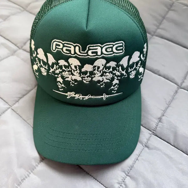 [BUNJANG] Palace x Death Note Green Trucker Cap / 팔라스 x 데스노트 트러커캡 그린