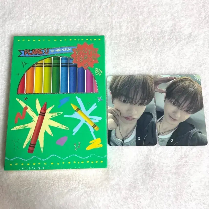 [BUNJANG] Flareu Woojin Photocard (POB) / 플레어유 강우진 미공포 포카 flareu