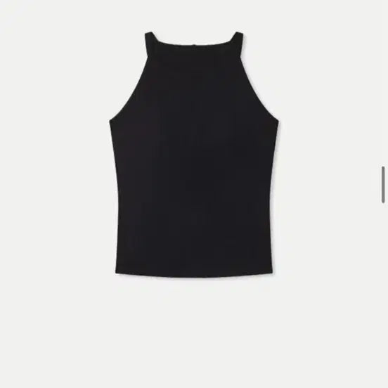 [BUNJANG] MIXXO Black Halterneck Knit Sleeveless Top / [새상품] 미쏘 MIXXO 블랙 홀터넥 니트 슬리브리스