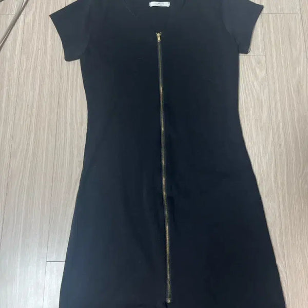 [BUNJANG] Zipper Mini Dress / 지퍼 미니 원피스
