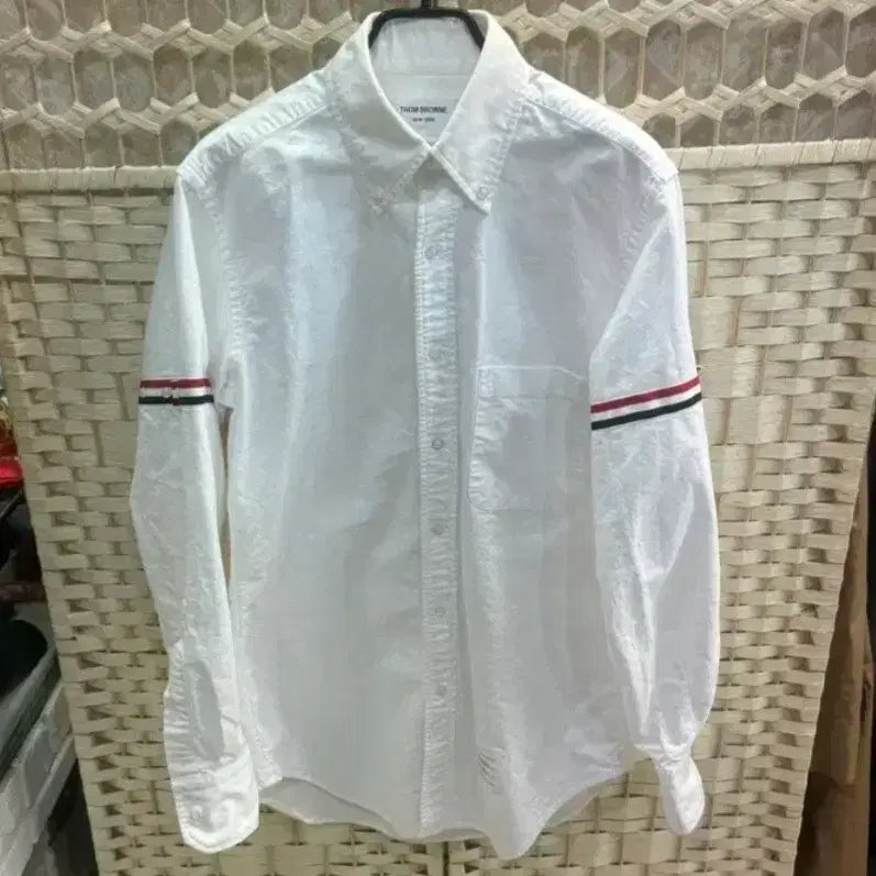 [BUNJANG] Thom Browne New Armband Shirt Size 2 / 톰브라운 신형 암밴드 셔츠 2사이즈