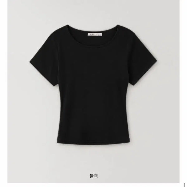 [BUNJANG] Slowand Fit The Basic More Soft T-Shirt Black / 새상품) 슬로우앤드 핏더베이직 모어소프트 티셔츠 블랙