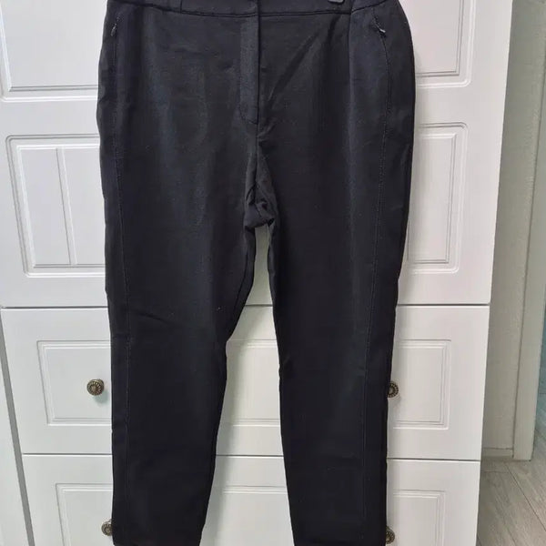 [BUNJANG] Idongsu Women's Pants Black Zipper Detail / 이동수 바지