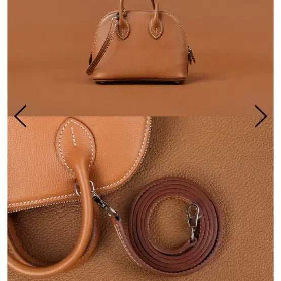 [BUNJANG] ARKBE Full Grain Goat Arid Bag (Small, Camel) / 아크비 풀 그레인 고트 아리드백(스몰,카멜)