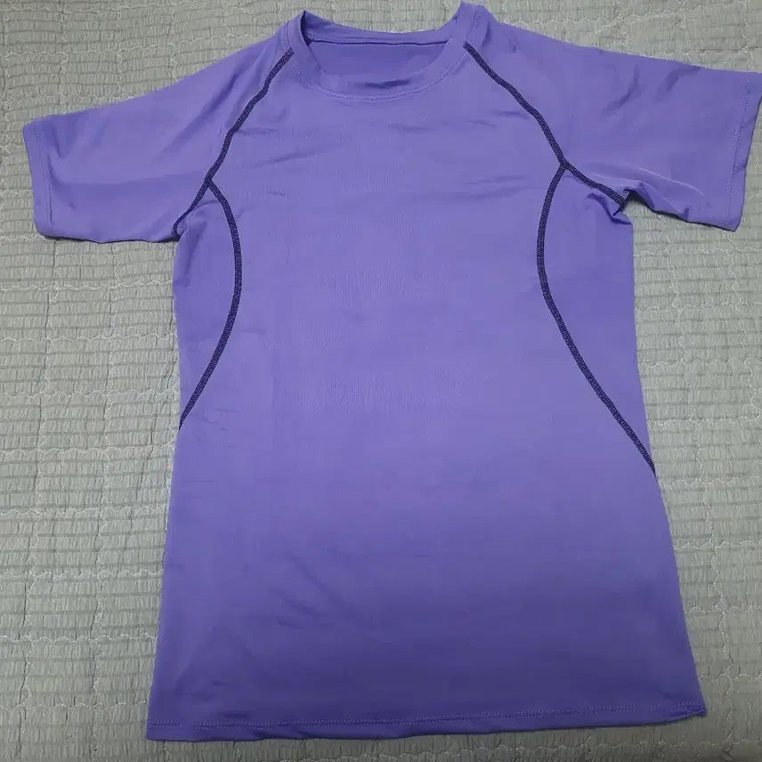 [BUNJANG] Sports Short Sleeve T-Shirt Purple Size S / 보라색 반팔 티셔츠 S