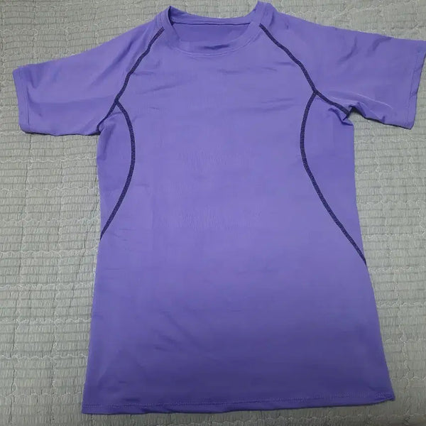 [BUNJANG] Sports Short Sleeve T-Shirt Purple Size S / 보라색 반팔 티셔츠 S