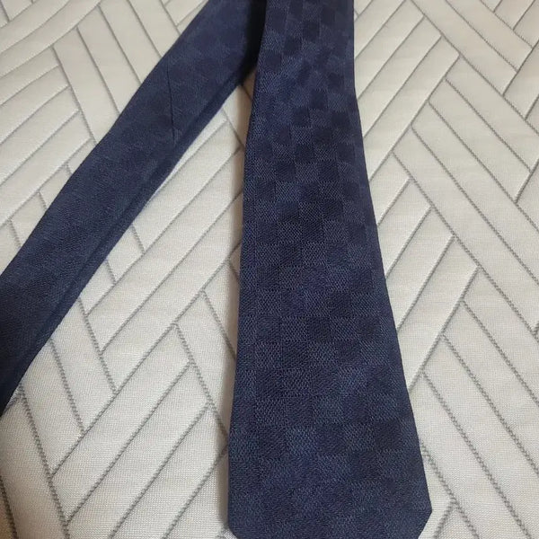 [BUNJANG] Louis Vuitton Damier New Men's Tie / 루이비통 다미에 신형 남성타이 팝니다