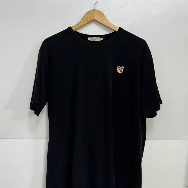 [BUNJANG] Maison Kitsuné Short Sleeve T-Shirt Black / 메종키츠네 반팔티 블랙
