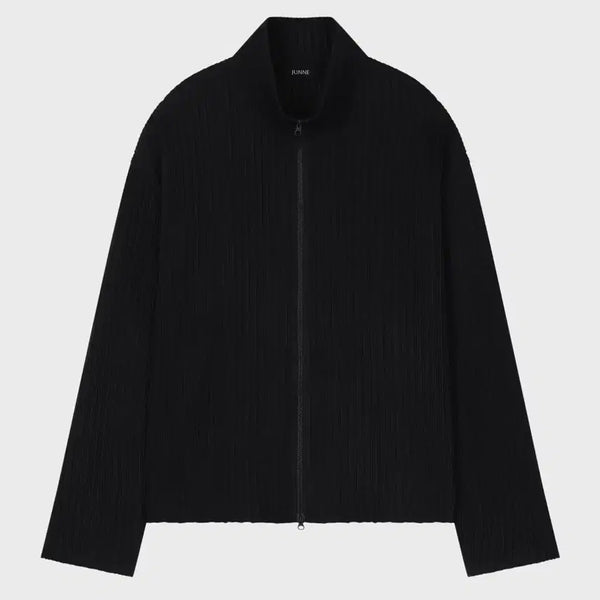 [BUNJANG] Junes J44 Pleated Minimal Full Zip-up L / [새상품] 준느 J44 플리츠 미니멀 풀 집업 L