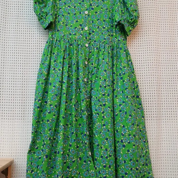 [BUNJANG] Puff Sleeve Dress - Medium / 드레스 코디  퍼프소매 원피스 M