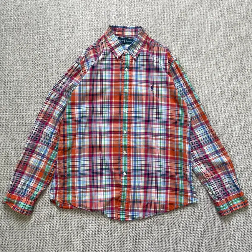 [BUNJANG] Polo Ralph Lauren Multicolor Madras Check Shirt / 폴로 랄프로렌  멀티컬러 마드라스 체크 셔츠