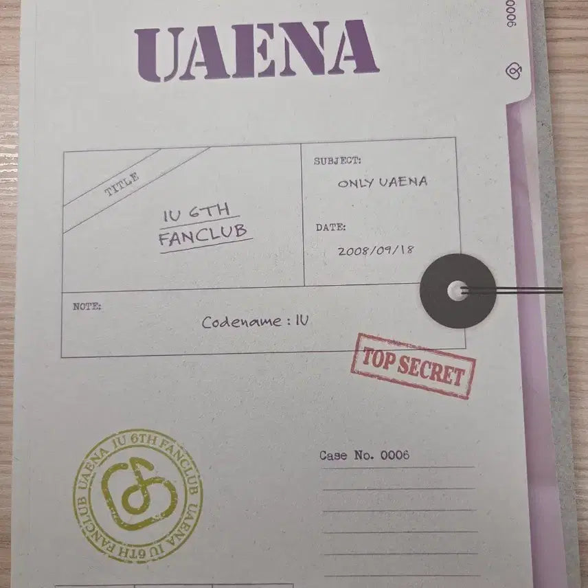 [BUNJANG] IU 6th Generation Uaena Photobook / 아이유 6기 팬클럽키트 포토북