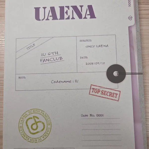 [BUNJANG] IU 6th Generation Uaena Photobook / 아이유 6기 팬클럽키트 포토북