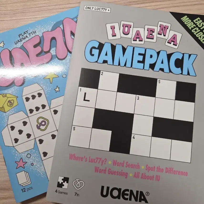 [BUNJANG] IU Fanclub Kit 7th Gen Sticker/Gamebook / 아이유 팬클럽키트 7기 스티커/게임북