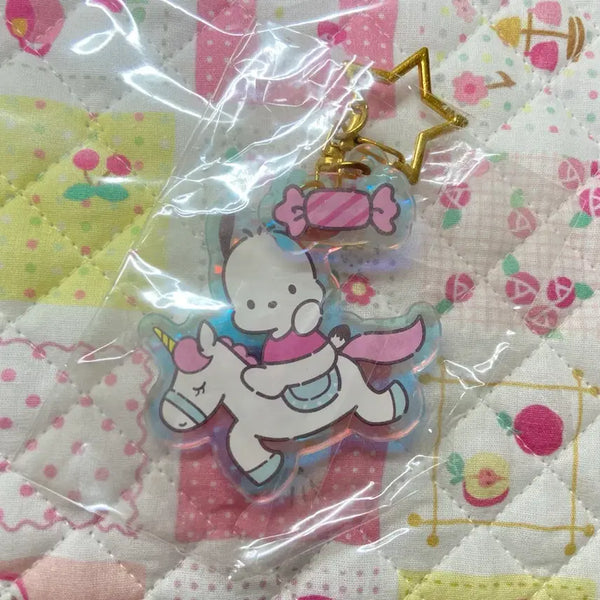 [BUNJANG] Sanrio Pochacco Unicorn Acrylic Keychain / 산리오 정품) 포차코 유니콘 아크릴 키링 / 새상품