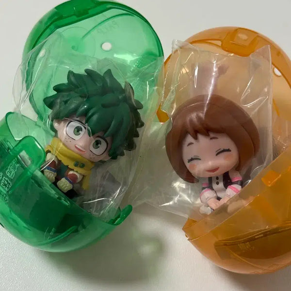 [BUNJANG] My Hero Academia Izuku Midoriya Ochaco Uraraka Gacha Figure (Sealed) / 나히아 가챠 피규어 미개봉