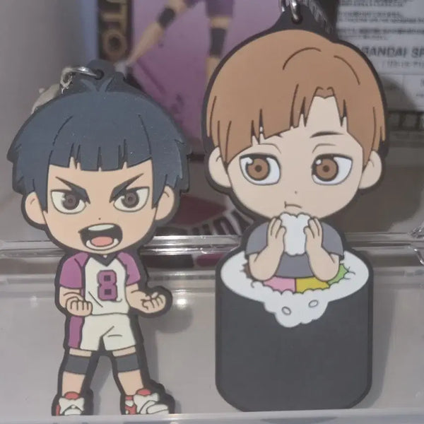 [BUNJANG] Haikyuu!! Goshiki & Shirabu Kuji Rubber Strap Bundle Set / 하이큐 고시키 시라부 쿠지 러버스트랩 일괄