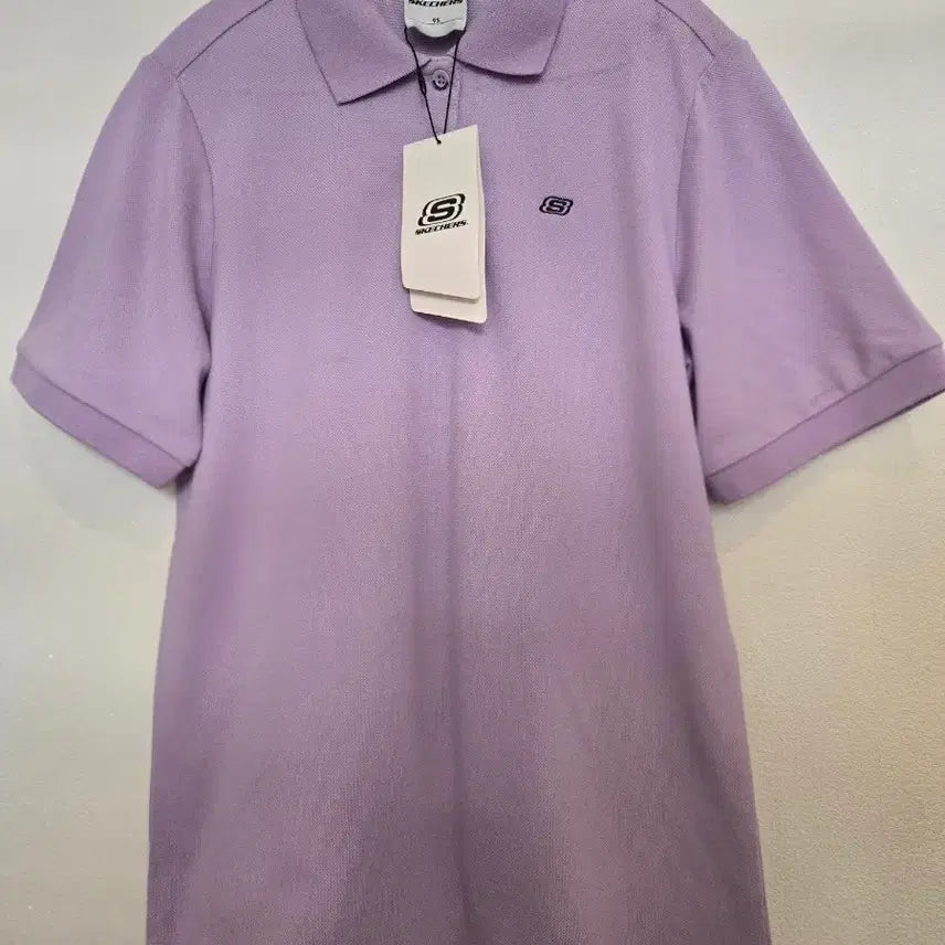 [BUNJANG] Skechers Lavender Polo Short Sleeve T-Shirt Size 95 / 스케쳐스 라벤더색 폴로 반팔티 95(새상품)