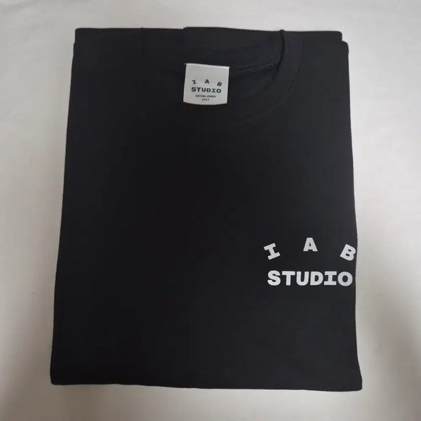 [BUNJANG] IAB STUDIO Logo T-Shirt Black XL / [새상품/실사진]아이앱 스튜디오 반팔티  블랙 XL_당일발송