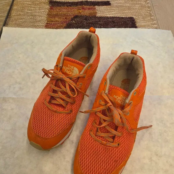[BUNJANG] The North Face Orange Sneakers Size 270 / 노스페이스 운동화 오렌지 270