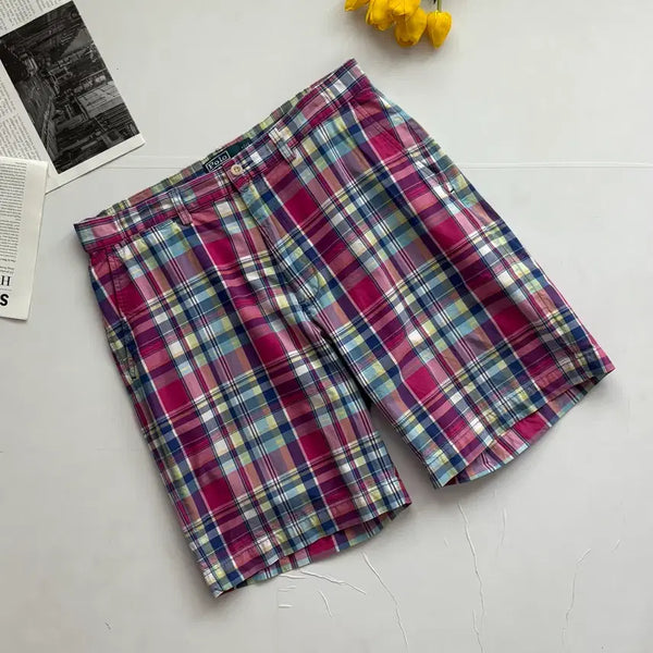 [BUNJANG] Polo Ralph Lauren Tartan Check Half Pants / Polo 폴로랄프로렌 타탄 체크 하프 팬츠