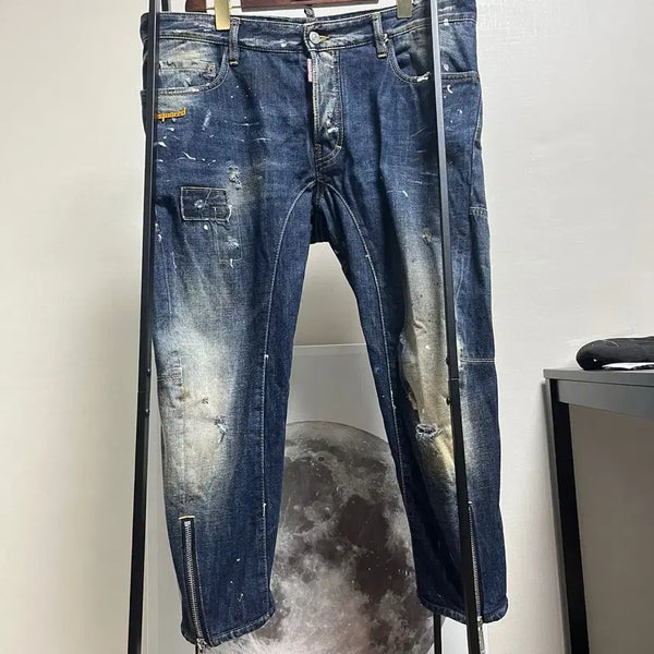 [BUNJANG] Dsquared2 Cool Miner Biker Fit Denim Jeans - Size 52 / 정품 52) 디스퀘어드2 콜마이너 바이커핏 데님 청바지 진