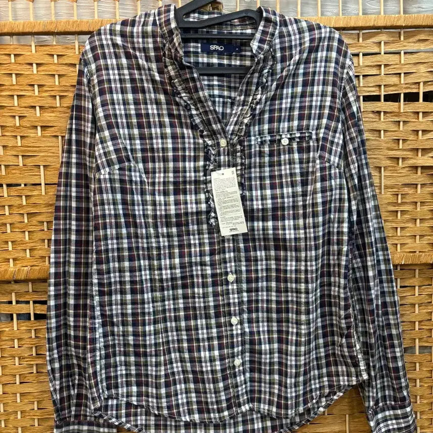 [BUNJANG] SPAO Checked Long-Sleeve Shirt / 스파오 체크 남방