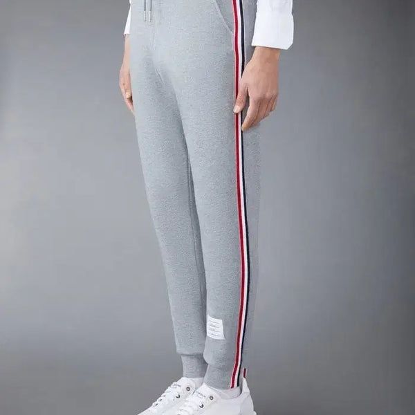 [BUNJANG] Thom Browne Classic Loopback Tricolor Stripe Sweatpants Grey Size 2 / 톰브라운 클래식 루프백 삼선 스트라이프 스웨트팬츠 그레이 색상 2사이즈