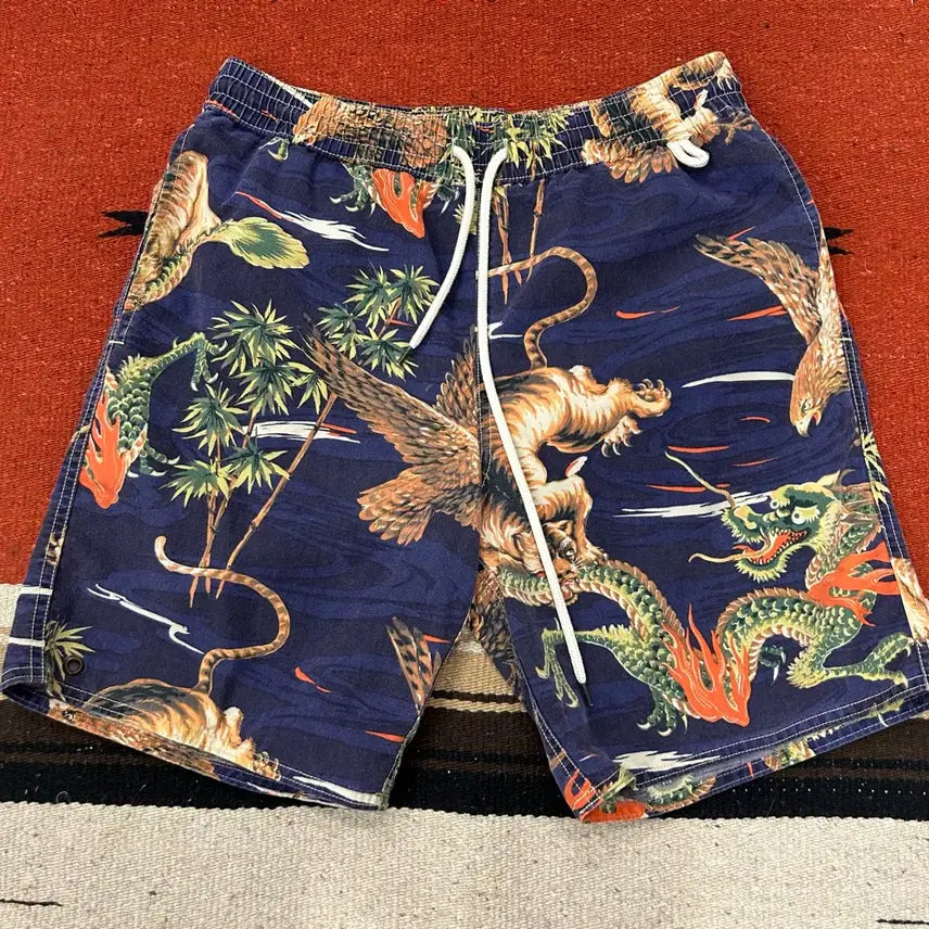 [BUNJANG] Polo Ralph Lauren Pattern Swim Shorts / 폴로랄프로렌 패턴 스윔팬츠