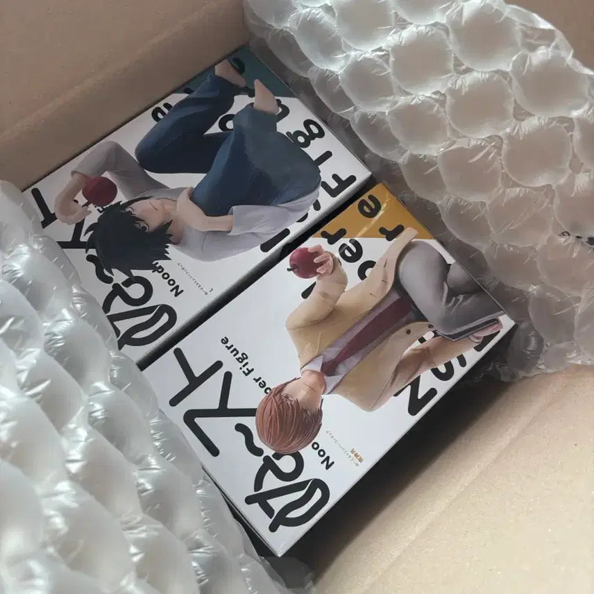 [BUNJANG] Death Note L & Light Noodle Stopper Figures (Sealed) / 데스노트 엘, 라이토 누들 스토퍼