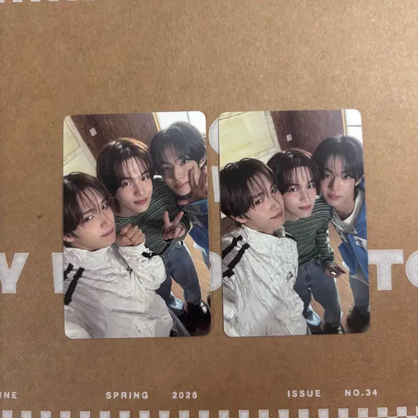 [BUNJANG] TWS Shinyu, Dohoon, Youngjae 'Eongadeul' Photocard Bundle Set / 디아이콘 투어스 tws 엉아들(신유, 도훈, 영재) 2장 일괄