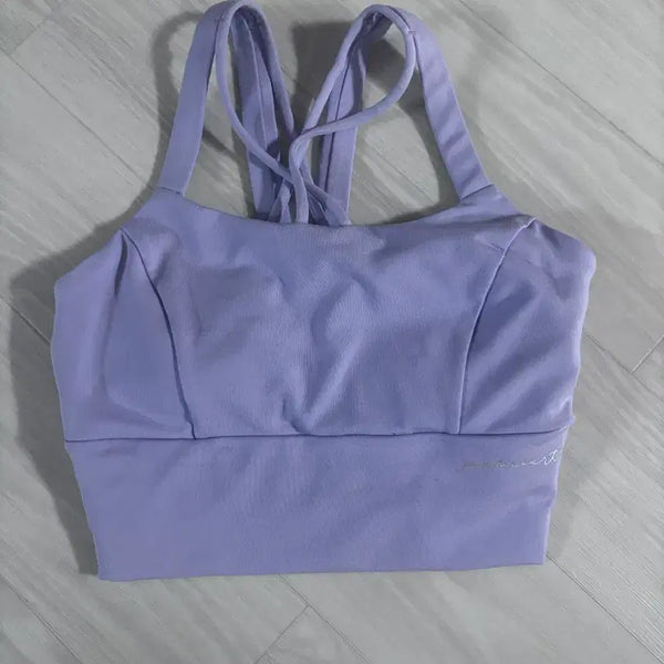 [BUNJANG] JAINECOAT Sports Bra Purple / 재인코트 스포츠 브라