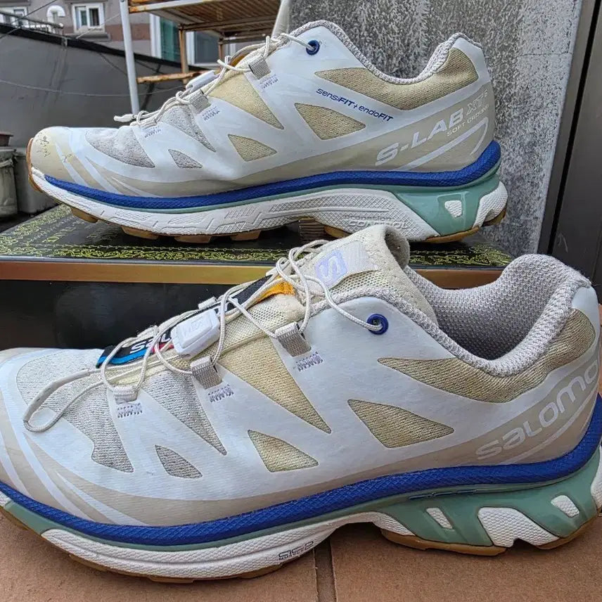 [BUNJANG] Salomon S/LAB XT-6 Vanilla Ice Grey Green Sneakers 245mm / 살로몬 S/LAB XT-6 바닐라 아이스 그레이그린 검 245