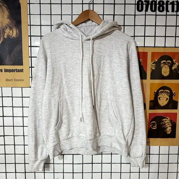 [BUNJANG] MOLTO Plain Hoodie Grey M / MOLTO 무지 후드티 그레이 M