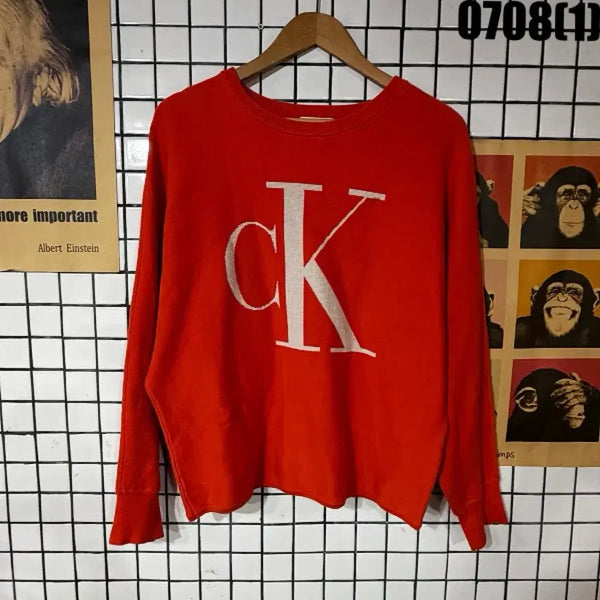[BUNJANG] Calvin Klein Sweatshirt Orange M / 캘빈클라인 맨투맨 오렌지 M