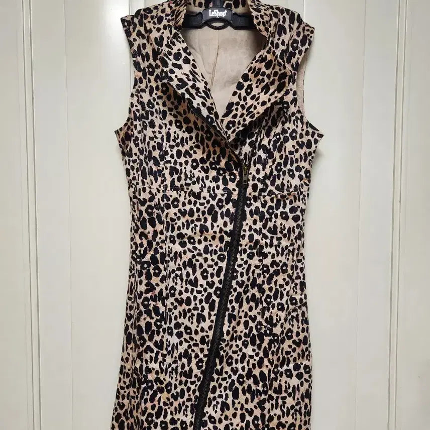 [BUNJANG] Leopard Print Midi Dress / 새상품 레오파드 원피스