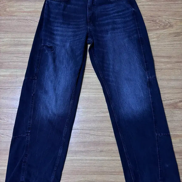 [BUNJANG] ZARA Distressed Black Denim Jeans / ZARA 자라  디스트로이  블랙 데님