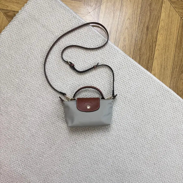[BUNJANG] Longchamp Shoulder Bag Light Gray / 롱샴 숄더백