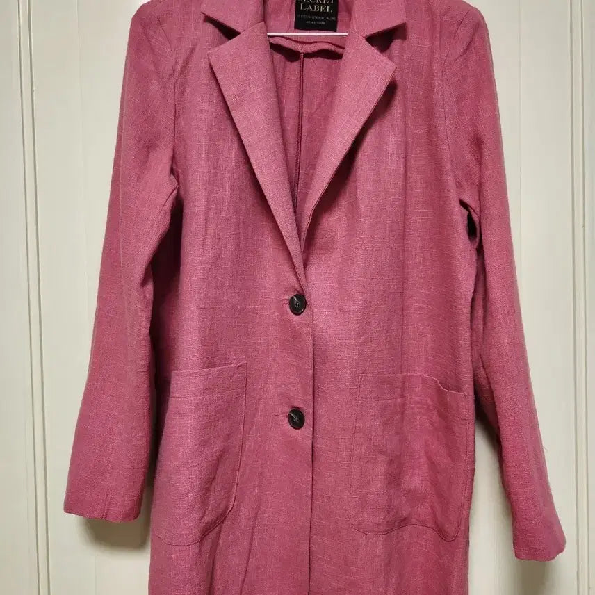 [BUNJANG] Rose Pink Linen Jacket / 로즈핑크 리넨 자켓