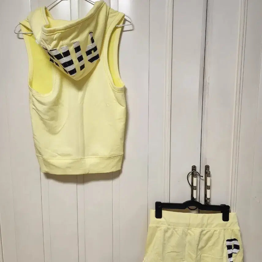 [BUNJANG] Yellow Training Set / pink 트레이닝 셋업