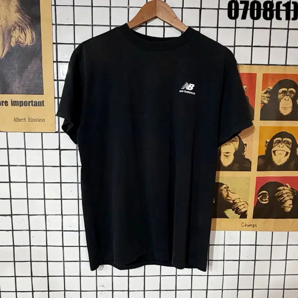 [BUNJANG] New Balance Black T-Shirt - Size M / 뉴발란스 반팔티 블랙 M