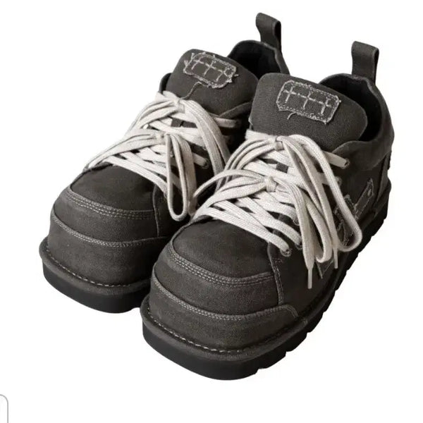 [BUNJANG] Two Space Mega Tteng Sneakers Brown / 투스페이스 메가텅 스니커즈 브라운