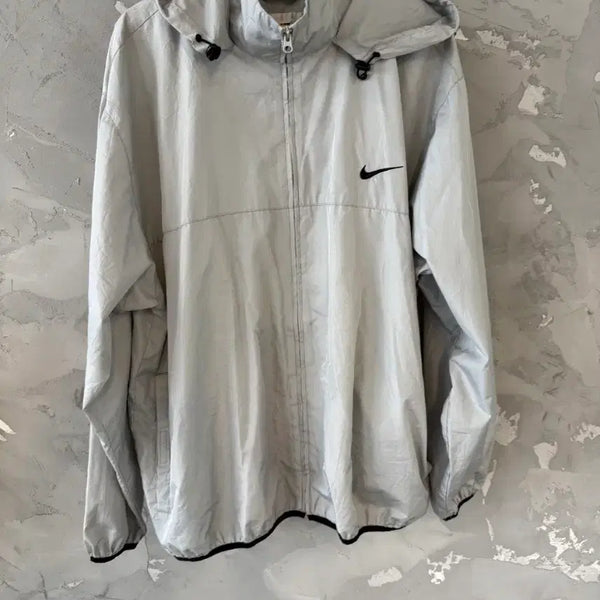 [BUNJANG] Nike Windbreaker Jacket Light Grey XL / 나이키 바람막이 점퍼 라이트 그레이 xl