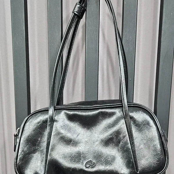 [BUNJANG] OTHER TEMPO Staccato Bowling Bag Shoulder Bag Crack Black / 아더템포 OTHER TEMPO 스타카토 백 블랙 볼링백 숄더백