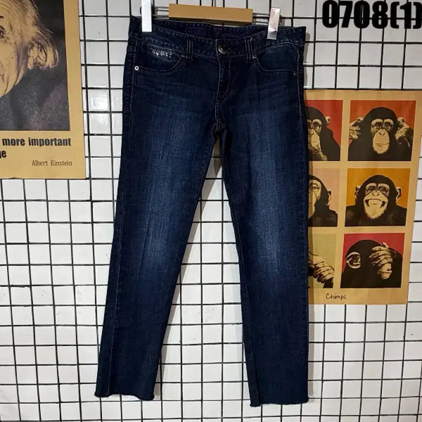 [BUNJANG] Guess Jeans Washed Denim Straight Leg Size 27 / 게스 청바지 27