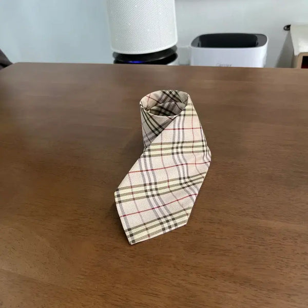 [BUNJANG] Burberry Nova Check Silk Necktie / 버버리 노바체크 실크 넥타이 OS